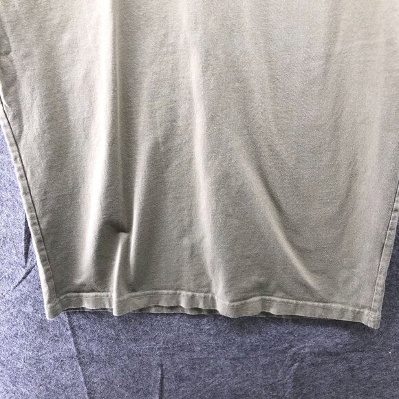 Uniqlo U Cotton Crewneck T Shirt Mens S Olive Green Short Sleeve Solid Plain - Picture 4 of 8